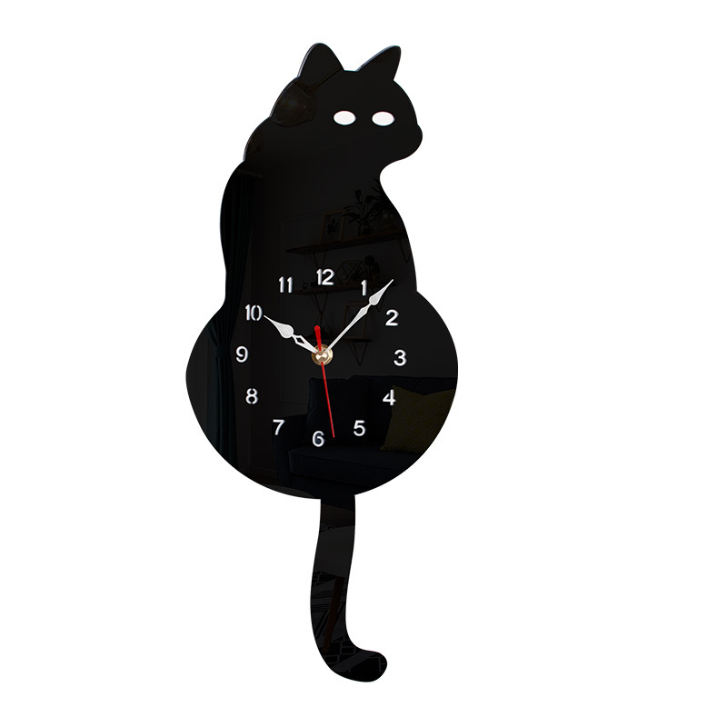 Cat Tail Rocking Clock Wall Clock-7.jpg