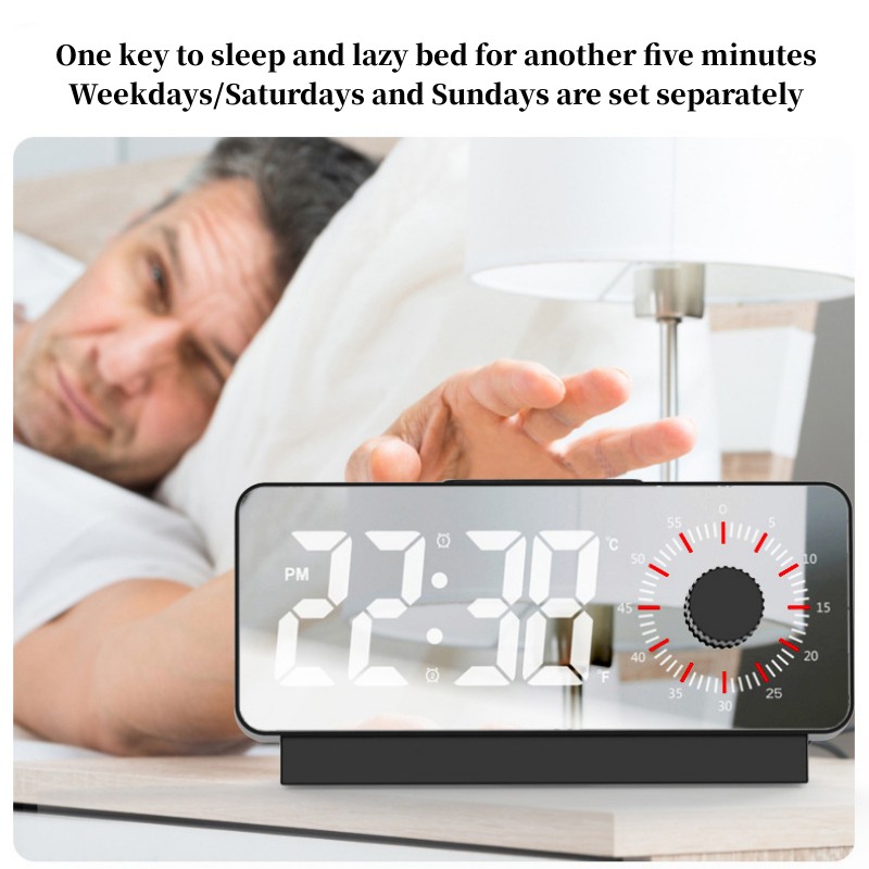 One key to sleep and lazy bad for another five minutes alarm clock