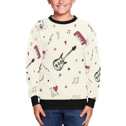 Kids' All Over Print Fuzzy Sweatshirt