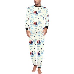 Men's All Over Print Pajama Set (Sets 07)