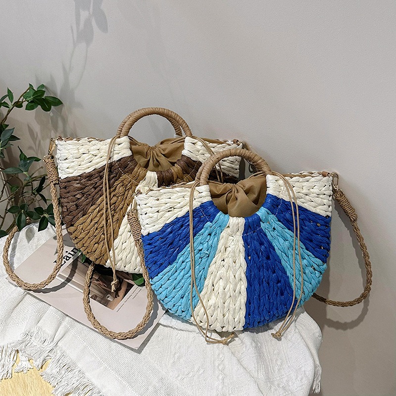 Tengbian Handheld Bag Womens Bag Vacation Travel Beach Bag One Shoulder Crossbody Bag Fashion