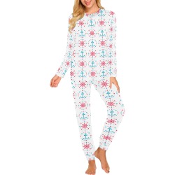 Women's All Over Print Pajama Set with floral print