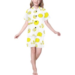 Big Girls' V-Neck Short Pajama Set (Sets 11)