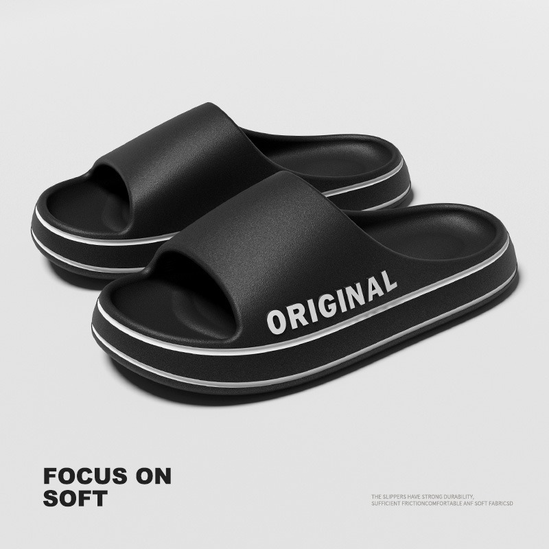 Treading On Feces and Feeling Cool Slippers for Men In Summer, Simple and High End, Outdoor Wear, Indoor Home, Couples, Bathroom, Anti Slip Cool Slippers for Women image 6
