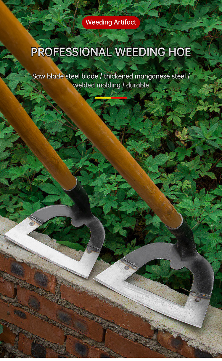 Transform your gardening experience with our Professional Steel Blade Weeding Hoe! Designed for efficiency and durability, this hoe makes weeding a breeze. Its sturdy steel blade easily cuts through tough soil and weeds, saving you time and energy. Say goodbye to backbreaking weeding and hello to a beautifully manicured garden!