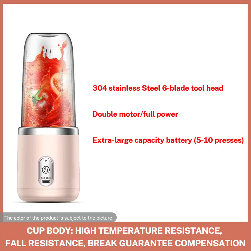 Portable Rechargeable 6-Blade Juicer Personal Smoothie Blender for Travel & Home - Picture 12 of 17
