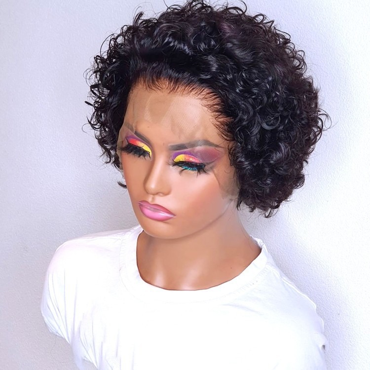 Curly Pixie Cut Lace Wig - Ready to Wear