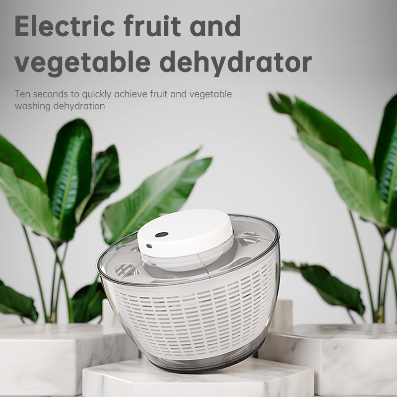 Electric Household Vegetable Salad Dehydrator Fruit and Vegetable Shaker Dryer Washer Dehydrator