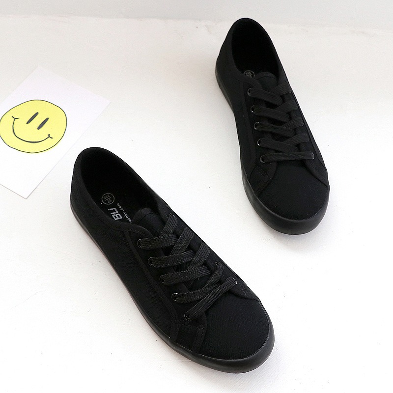 Low Top Small White Shoes for Women's Shoes, Korean Version Canvas Shoes, Simple, Breathable, Comfortable Couple Shoes image 6