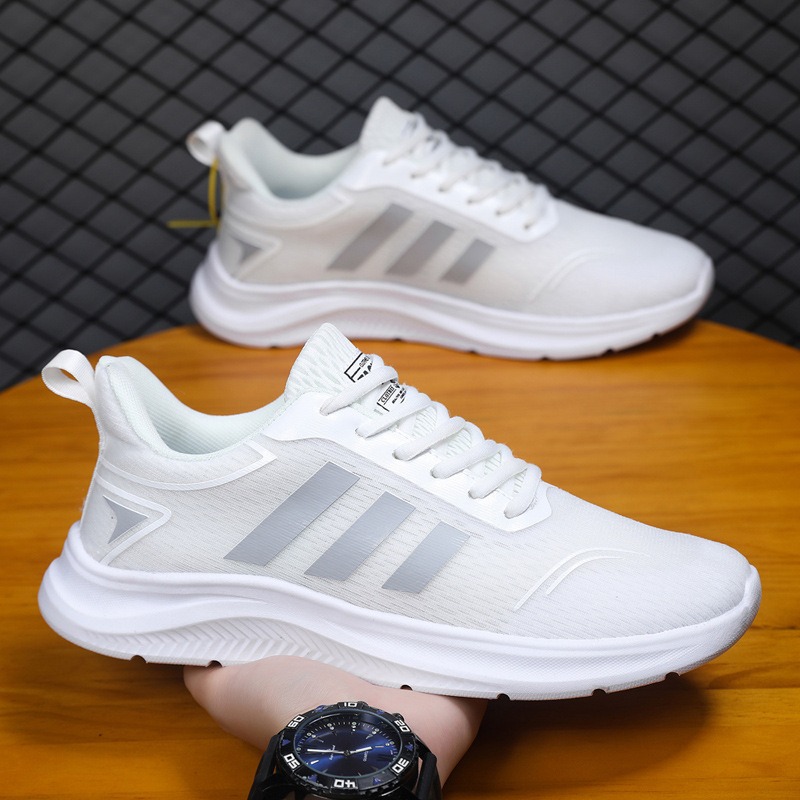 Men's Shoes, Breathable and Deodorized In Summer, Fish Mesh Running Shoes, Men's Casual Sports Shoes, Ultra Light Trendy Shoes image 3