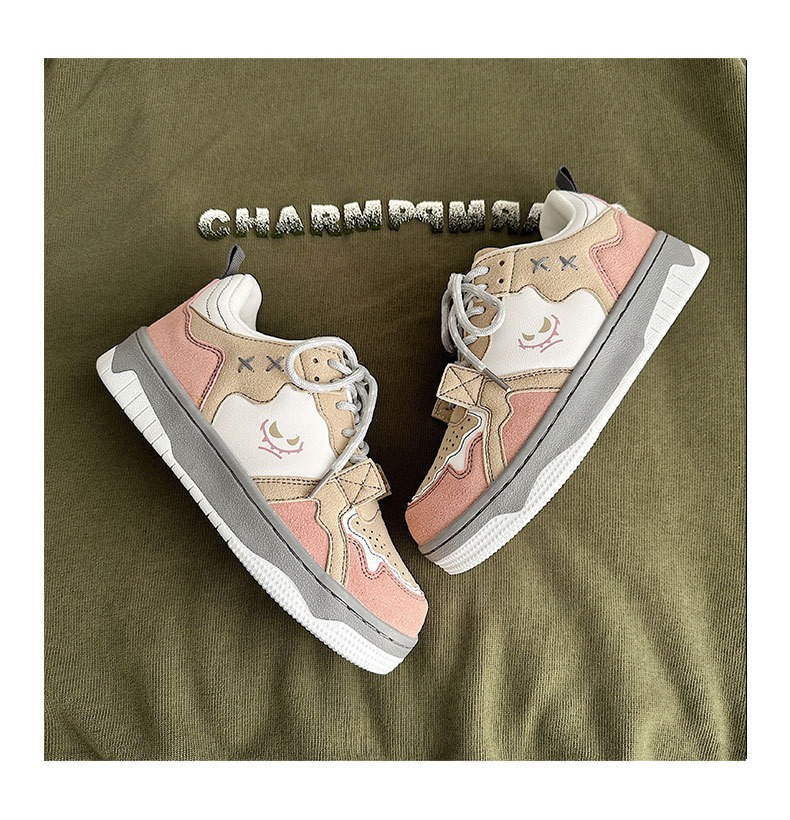 Men shoes trend niche breathable thick bottom hit color casual shoes high street couple sports design sense sneakers image 8