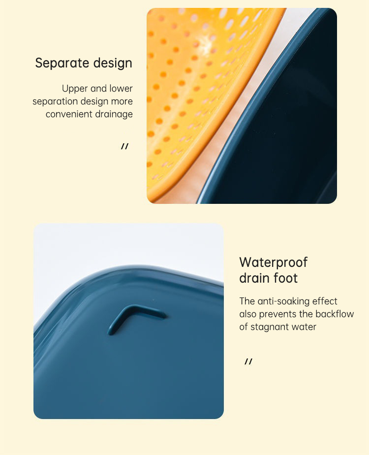 Separate design of drain basket