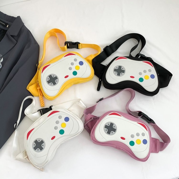 Design Sense Bag Messenger Waist Bag Niche All match Foreign Trade New Women's Bag Casual Summer Game Controller Chest Bag