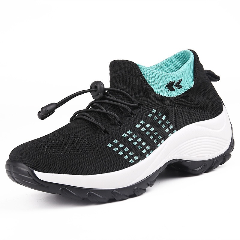 Women's Platform Sneakers with Cross Straps 5