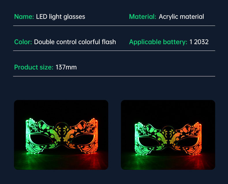 Luminiscent GlowWave LED Light Up Glasses - Let your personality shine and make a bold statement in the world of style and entertainment with these glowing, color-changing glasses-3.jpg