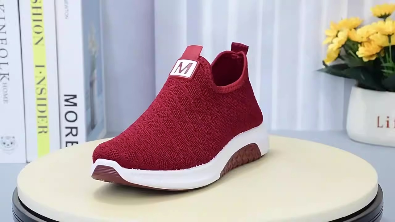 Summer Korean Mesh Comfortable Women Shoes Breathable Hollow Sports Walking Sneakers Casual Flat Ladies Solid Shoes image 8