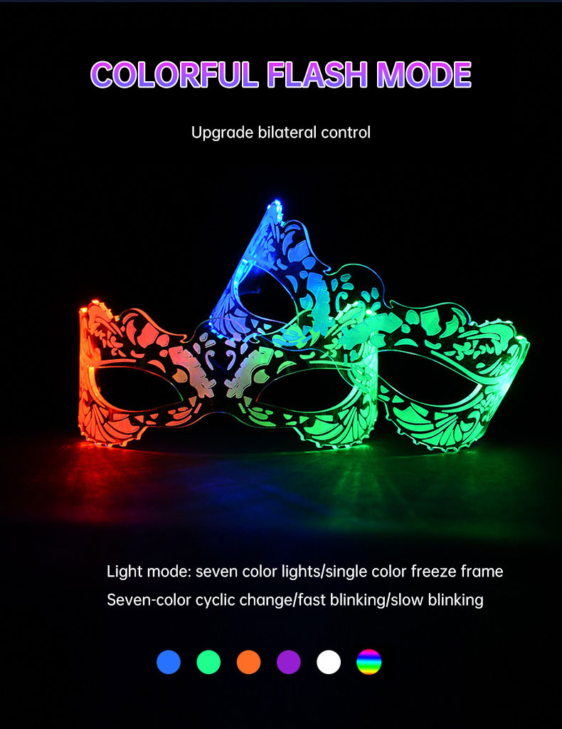Luminiscent GlowWave LED Glow Glasses - Let your personality shine and make a bold statement in the world of style and entertainment with these glowing, color-changing glasses-5.jpg