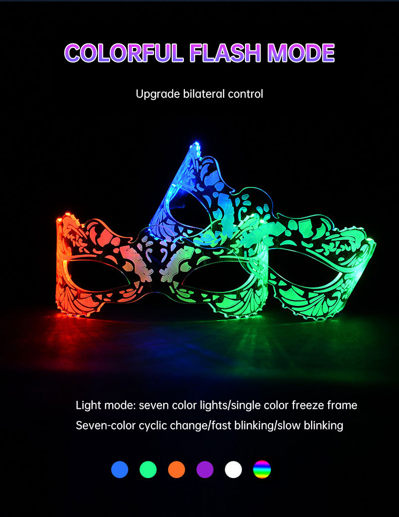 Luminiscent GlowWave LED Light Up Glasses - Let your personality shine and make a bold statement in the world of style and entertainment with these glowing, color-changing glasses-5.jpg