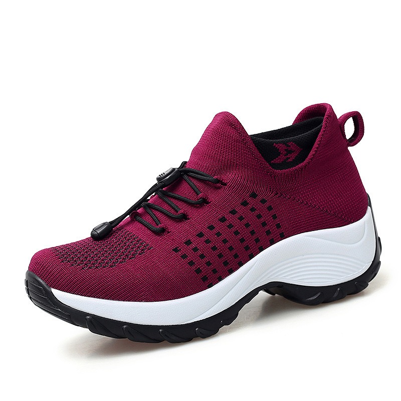 Women's Platform Sneakers with Cross Straps 3