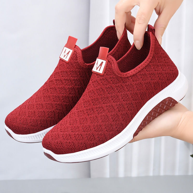 Summer Korean Mesh Comfortable Women Shoes Breathable Hollow Sports Walking Sneakers Casual Flat Ladies Solid Shoes image 6