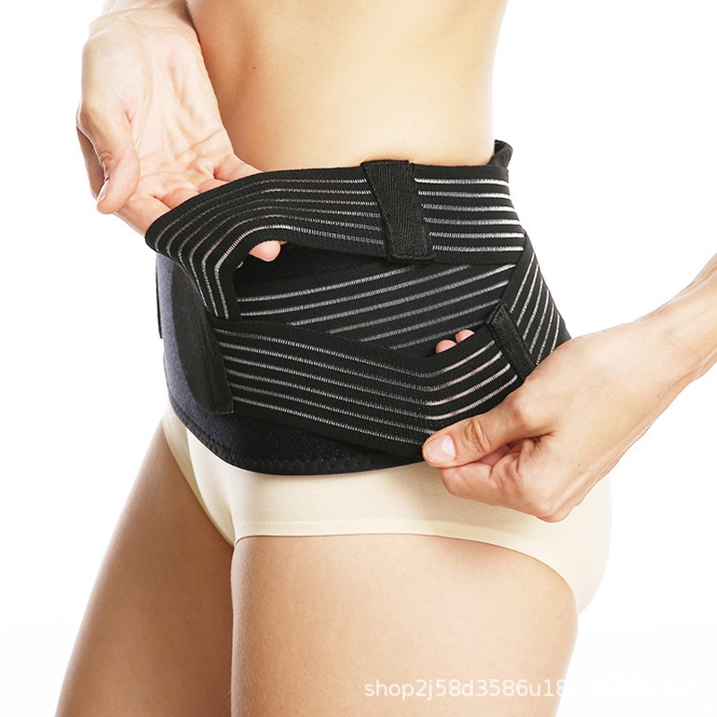 Close‑up of elastic compression bands showing flexibility and hand demonstrating adjustability