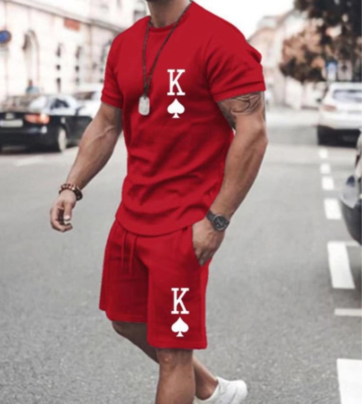 Scientific Physics Formula T-shirt Set 3D Printed Short Sleeve Shorts Set Loose - Picture 17 of 20