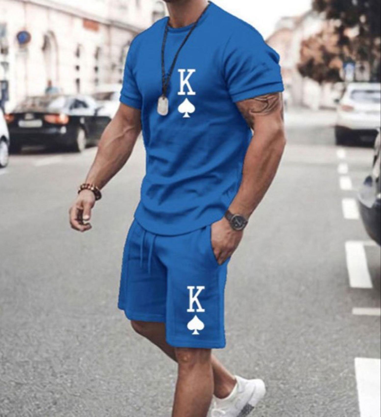 Scientific Physics Formula T-shirt Set 3D Printed Short Sleeve Shorts Set Loose - Picture 12 of 20