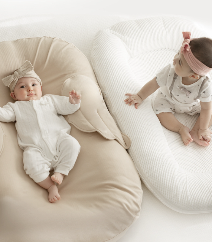 Crib middle bed newborn baby bionic bed security comfort anti startle anti pressure baby bed womb