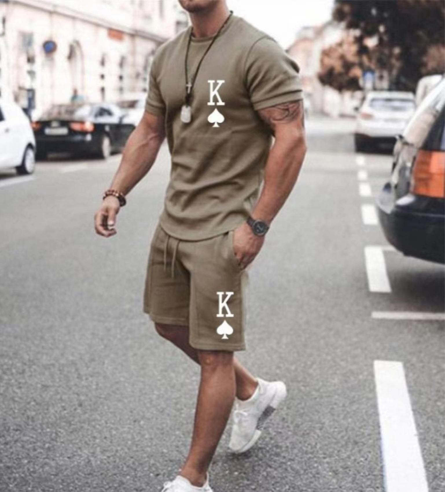 Scientific Physics Formula T-shirt Set 3D Printed Short Sleeve Shorts Set Loose - Picture 18 of 20