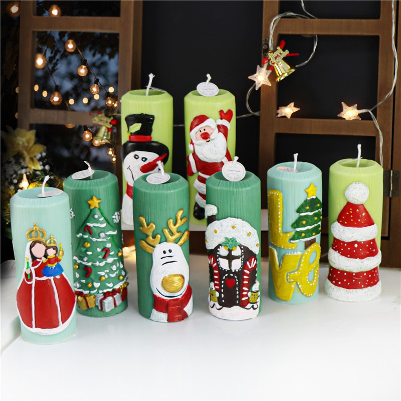 CHRISTMAS CANDLE MOLDS