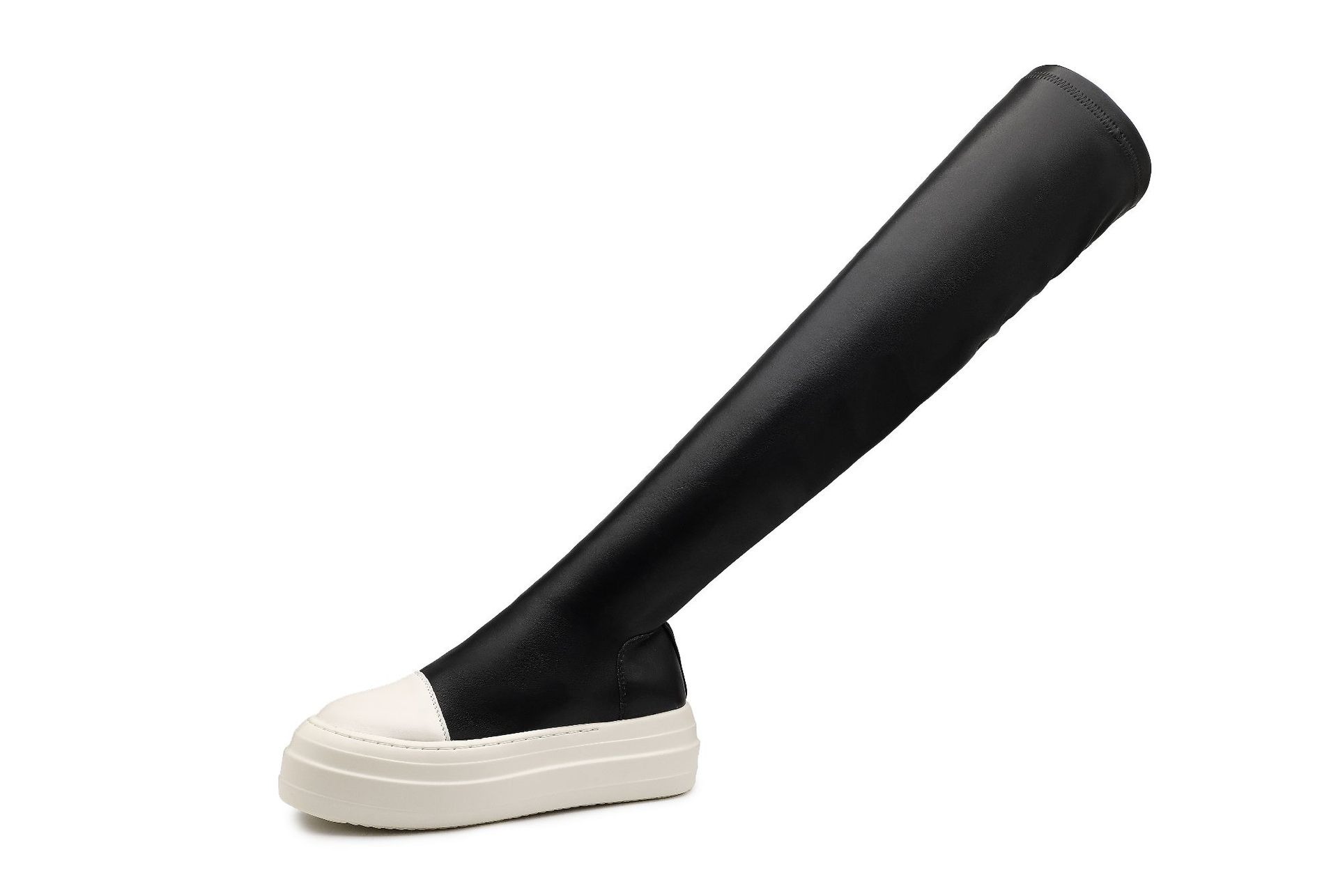 versatile personalized thick sole elastic boots for women