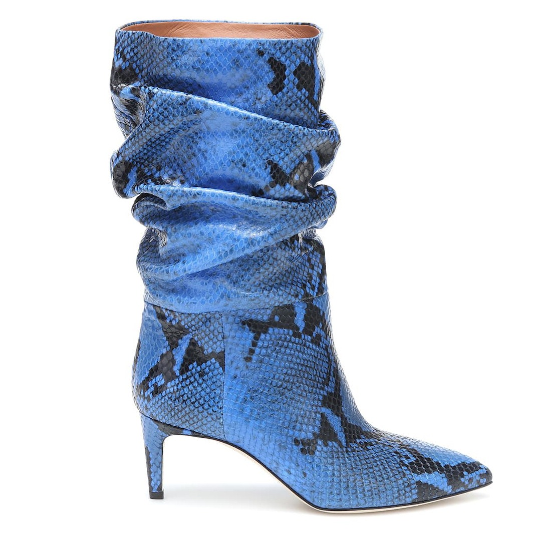 women boots black high heels pointed toe elastic ankle boots heels shoes autumn female sock