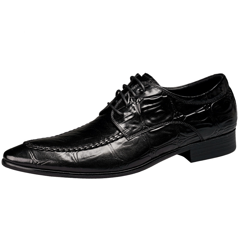 Mens Formal Shoes Leather Party Dance Mens Dress Shoes Leren Schoenen Stylish Leather Formal Man Shoes image 6