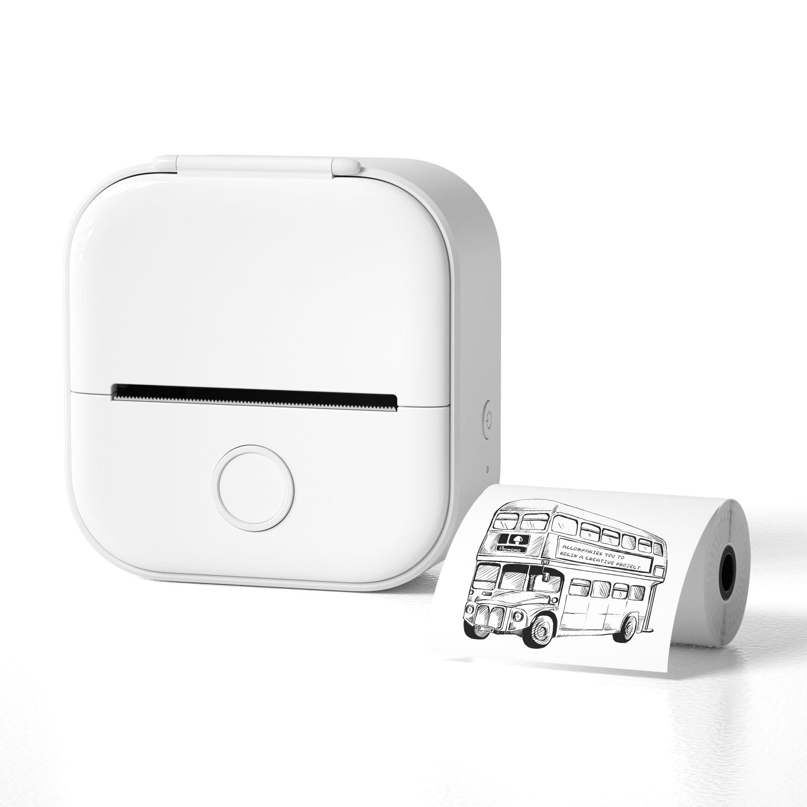 Phomemo Mini Pocket Thermal Printer Wireless Bluetooth Photo T02 or Label  Paper
