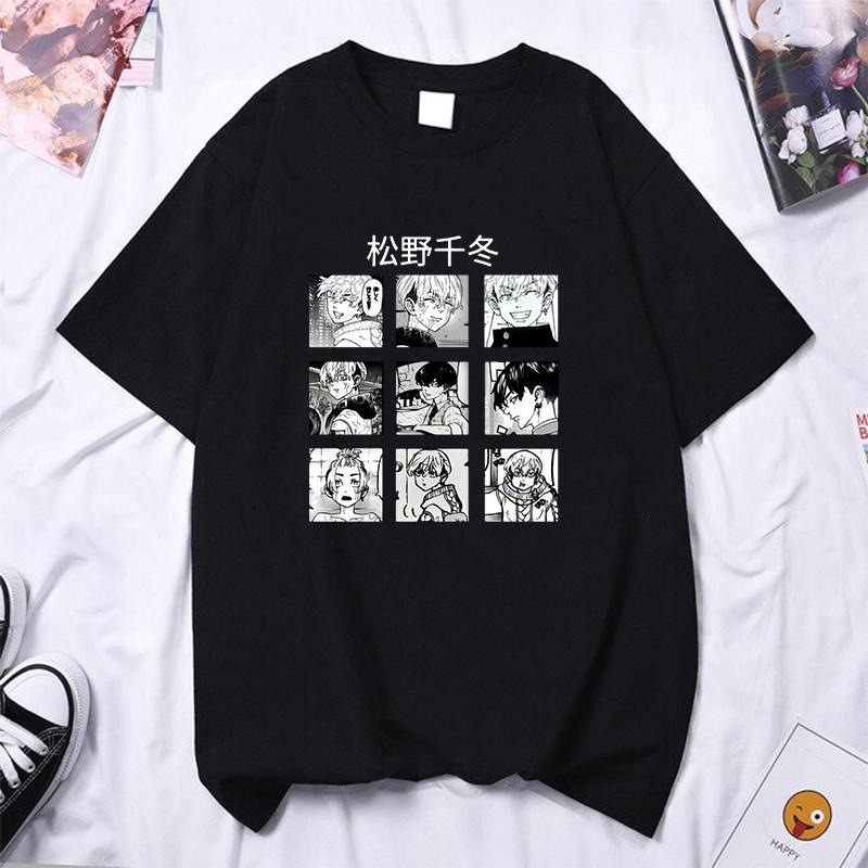 Tokyo Revengers T Shirt Men Chifuyu Matsuno Graphic Tees Anime T 