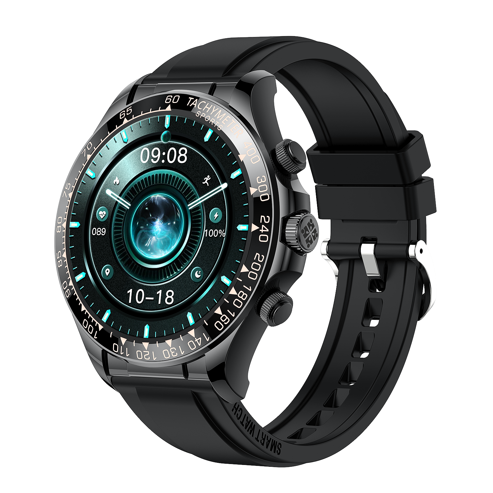 Easyclick Smartwatch EX108 smart watch dual button 1.55 HD multi-sport wireless charging and ...