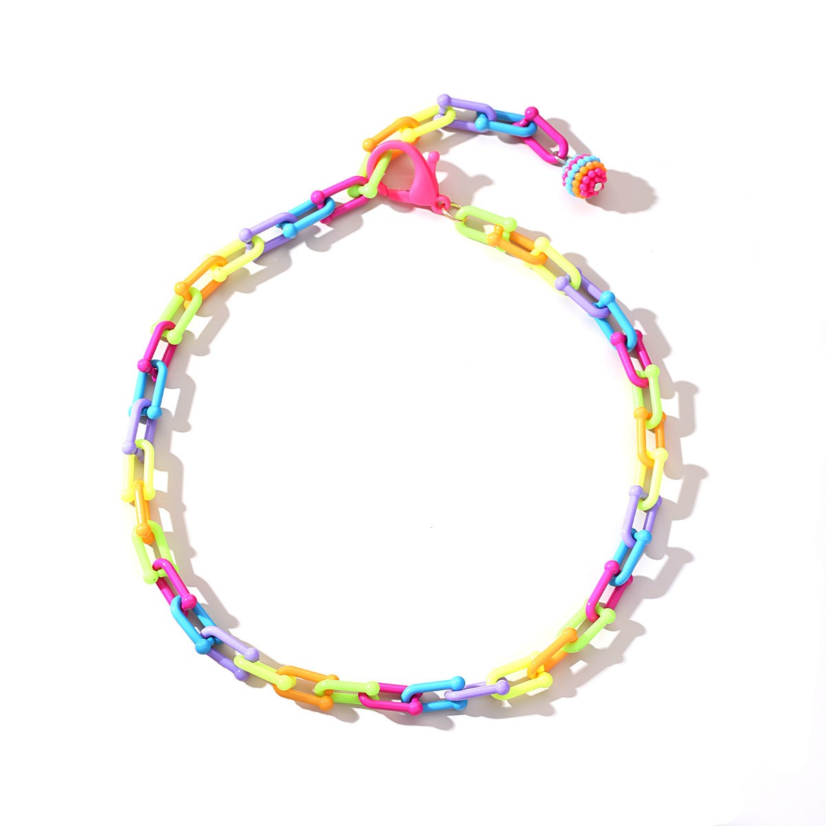Handmade chain splicing anklet