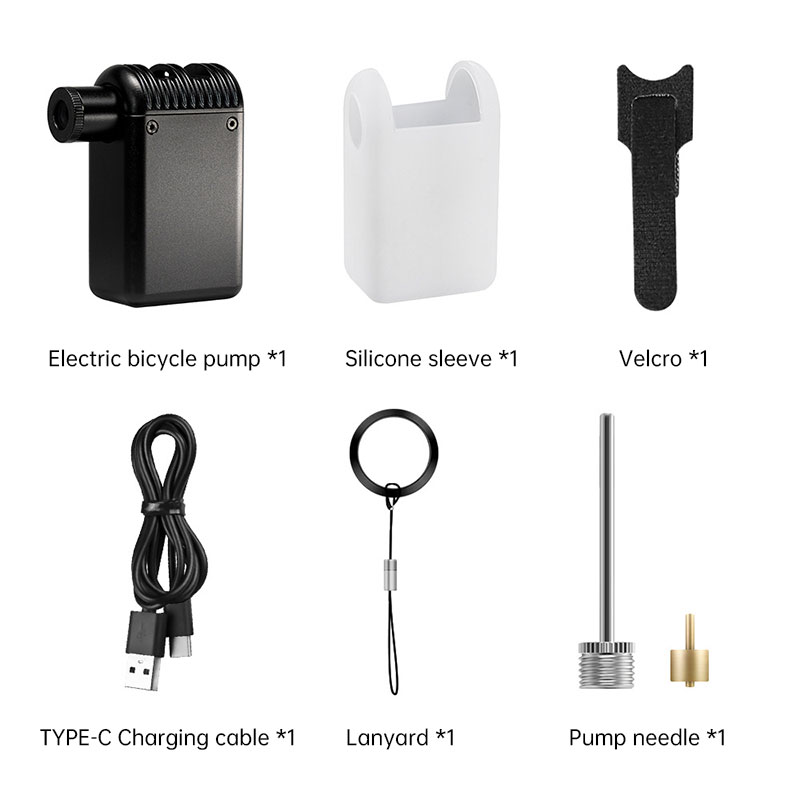 Small Air Pump Bicycle Electric Inflator Portable High Pressure Air Pump Mini Inflator