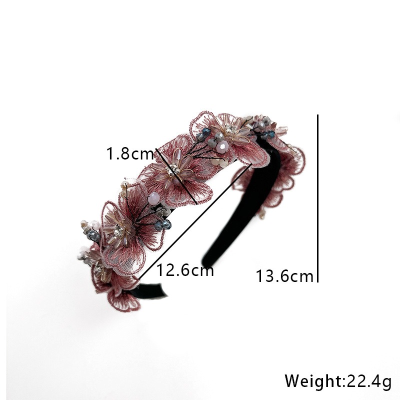Compact lightweight headband profile with measurements