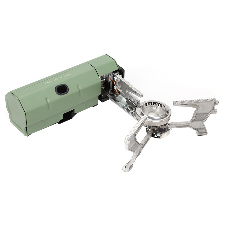 Outdoor Card Type Stove Folding Portable Gas Stove Camping Cooker Household Gas Tank Card Magnetic