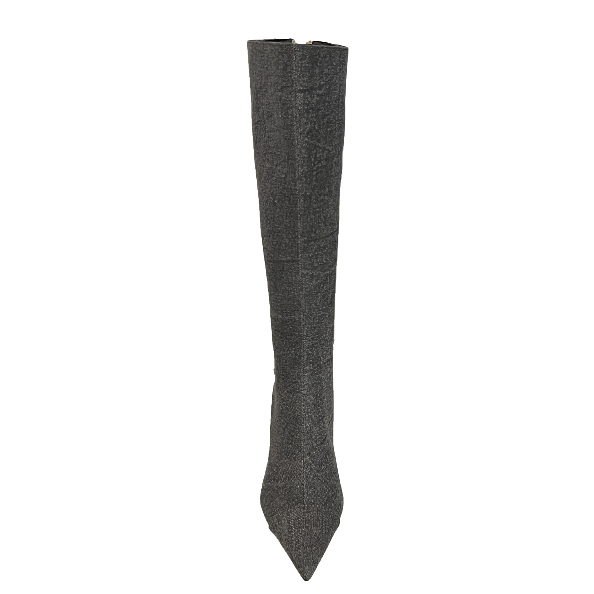 Autumn Thin Heels Long Booties Ladies Knee-High Boots Fashion Dress Zipper Pointed Toe Women Shoes