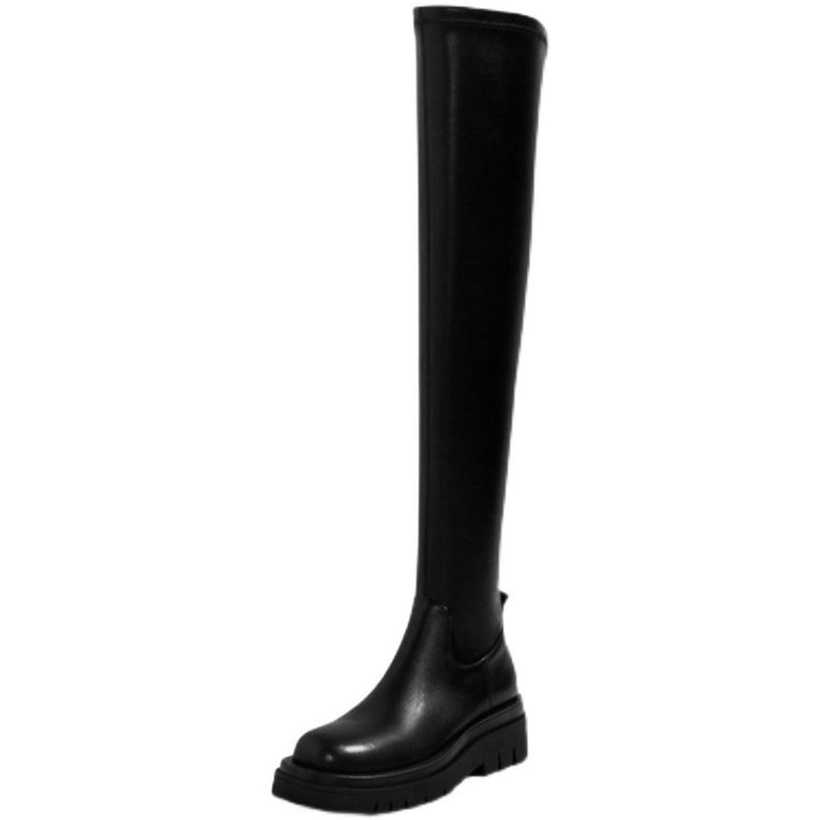 Brand New Female Platform Thigh High Boots Fashion Slim Chunky Heels Over The Knee Boots Women Party