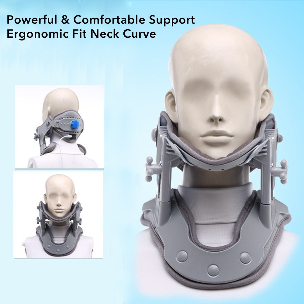 Full-front product view on mannequin with ergonomic fit messaging and side-angle fitting options