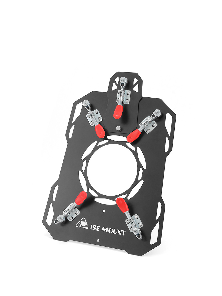 Anti-ironing board for chimney of outdoor tent stove aluminum alloy open-free fire-retardant board