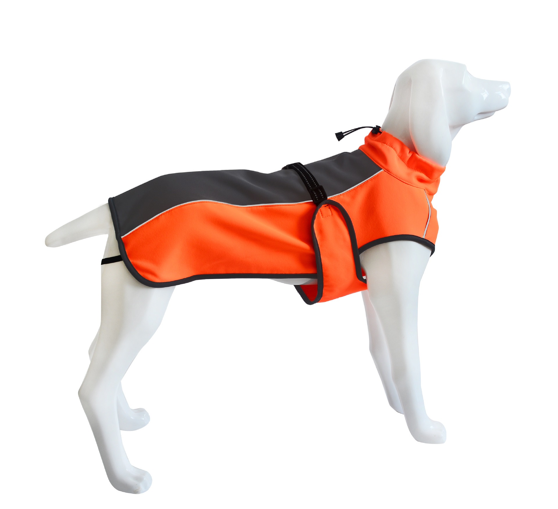 Reflective Big Dog Clothing Autumn and Winter Warm Pet Charge Coat Golden Hair Labrador Dog Cotton