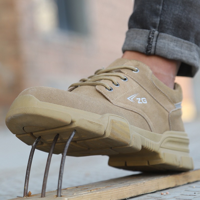 Summer labor protection shoes anti-smash anti-puncture wear protection safety shoes steel baotou soft sole image 6