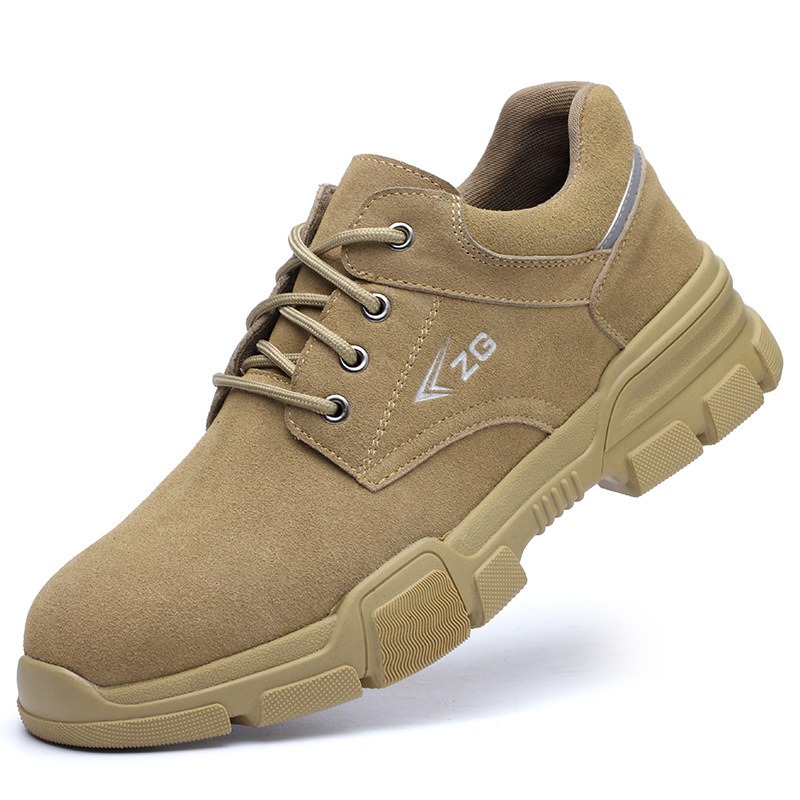 Summer labor protection shoes anti-smash anti-puncture wear protection safety shoes steel baotou soft sole image 4