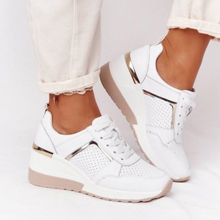 Europe and the United States large size sports new thick sole casual shoes strap