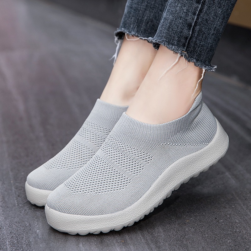 Men's and women's shoes Breathable soft sole mesh sports casual shoes running shoes 35-46