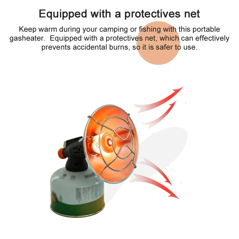Outdoor Camping Heater Stove Portable Piezo Ignition Gas Heater Warmer Heating Stove for Backpacking